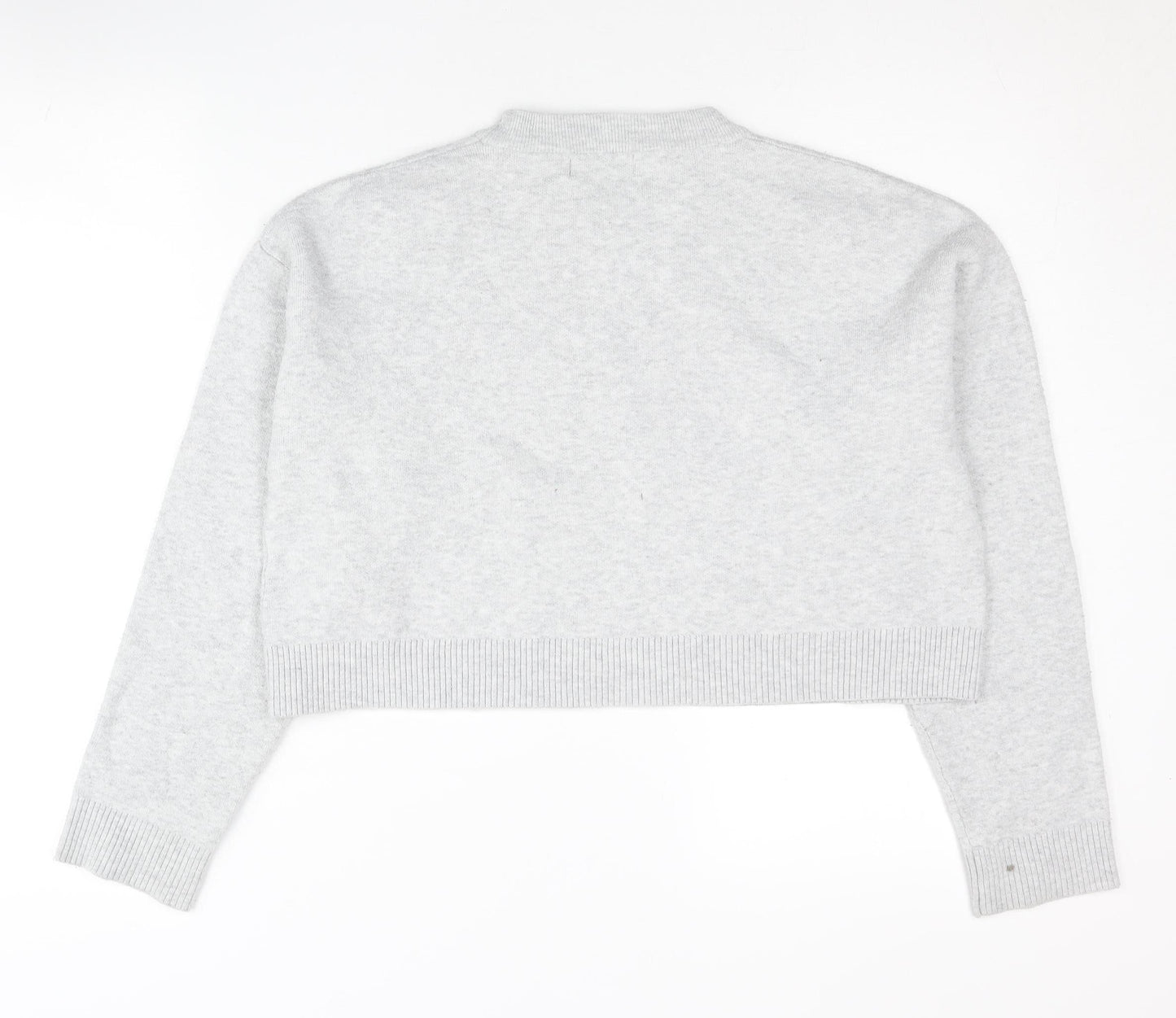 Womens UK Size 8 Bershka Grey Pullover Jumper