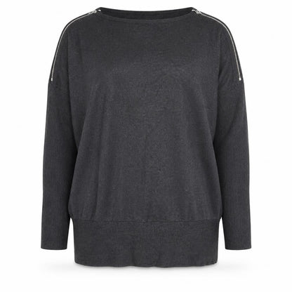 Womens UK Size 18 Bonmarché Grey Pullover Jumper