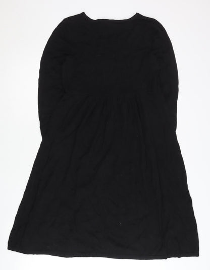 ASOS Maternity Women's Black Knee Length A-Line Dress Size 10