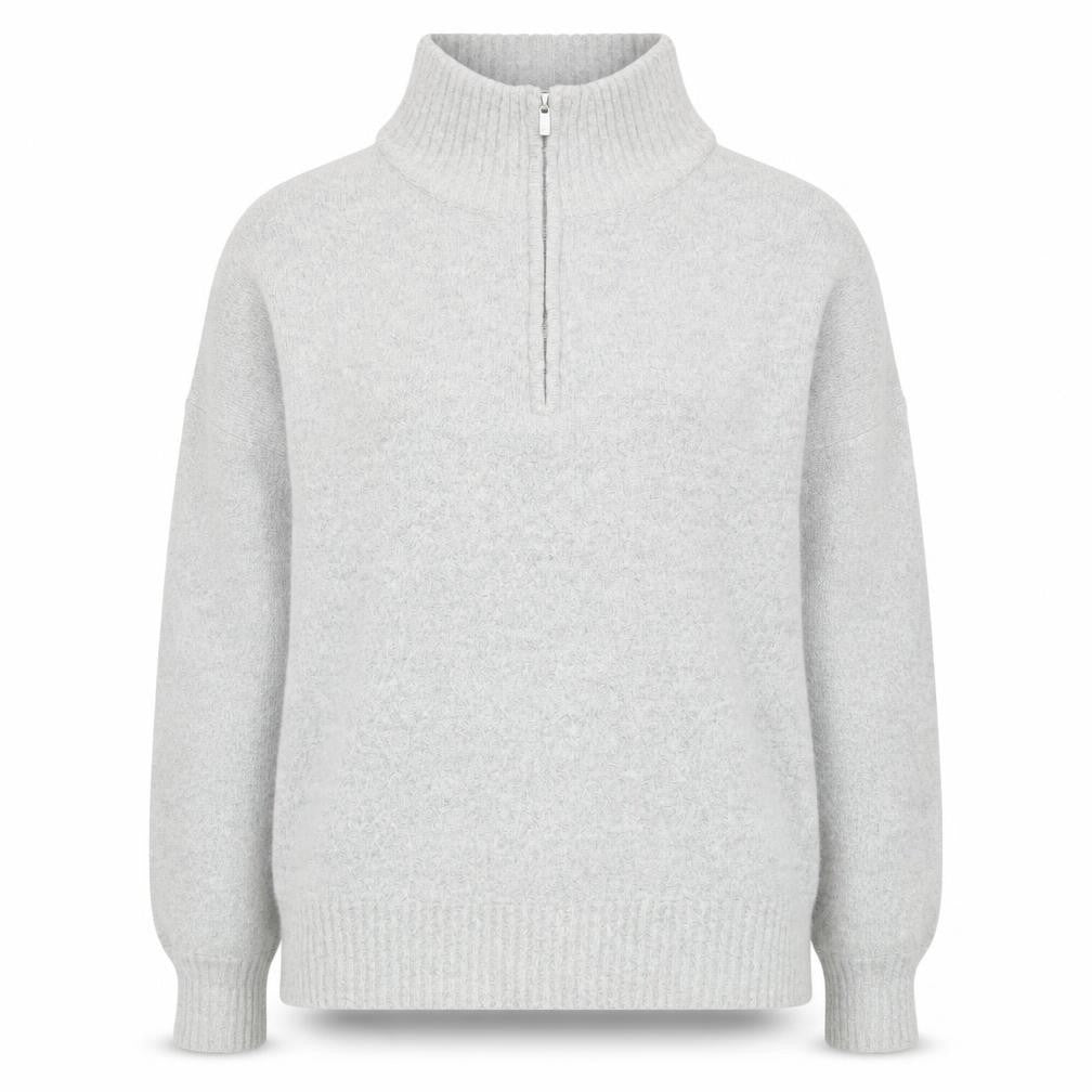 Womens UK Size XS French Connection Grey Full Zip Jumper