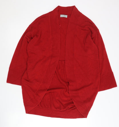 Womens UK Size M Marks and Spencer Red Cardigan Jumper