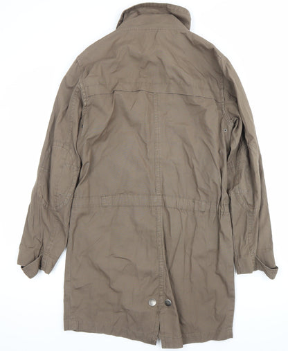 Womens UK Size 8 Cherokee Brown Parka Coat