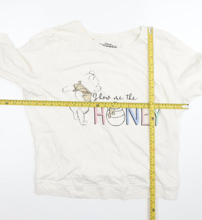 Womens UK Size L Disney Ivory Pullover Sweatshirt