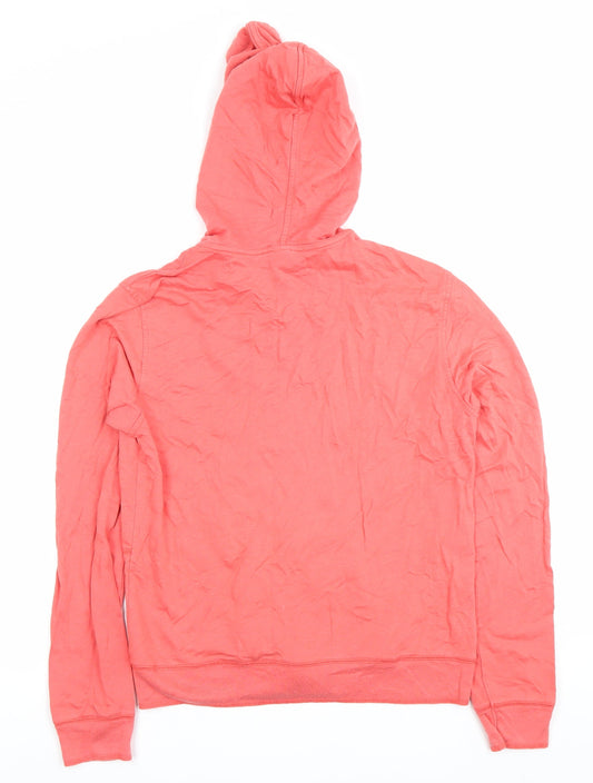 GAP Womens Pink Full Zip Hoodie Size L Long Sleeve Casual