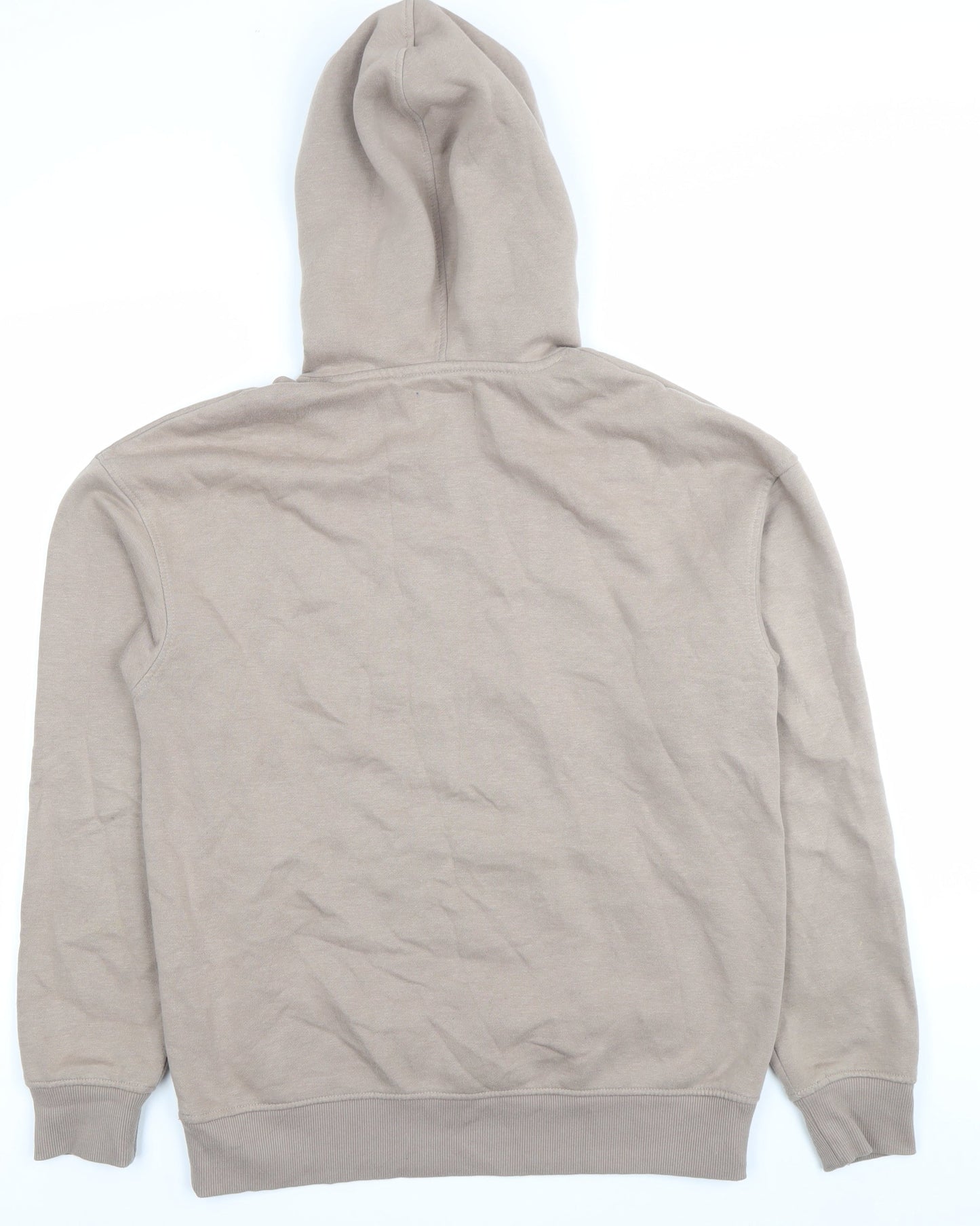 Mens UK Size M JACK & JONES Beige Pullover Hoodie