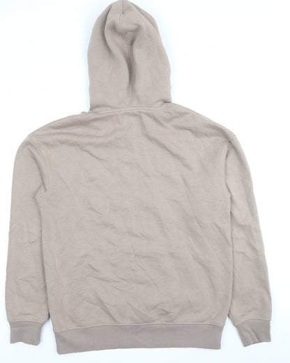 Mens UK Size M JACK & JONES Beige Pullover Hoodie