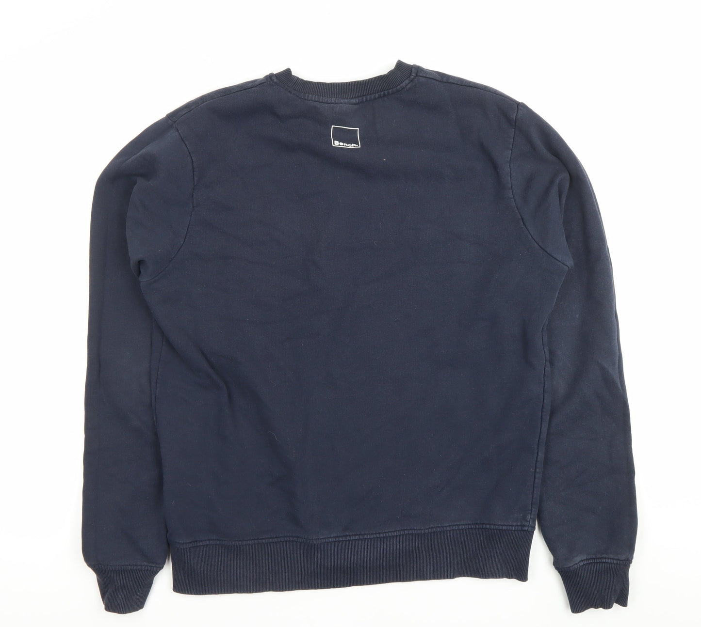Mens UK Size S Bench Blue Pullover Sweatshirt