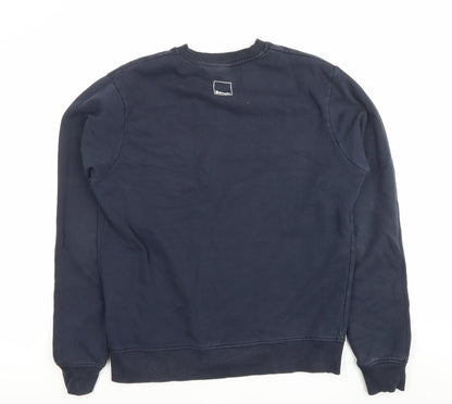 Mens UK Size S Bench Blue Pullover Sweatshirt