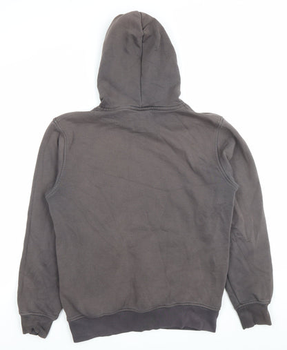 Mens UK Size S NICCE Grey Pullover Hoodie