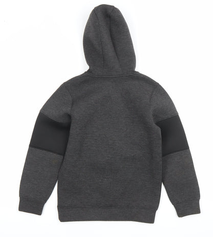 URBN-DEPT Boys Grey Black Pullover Hoodie 9 Years No Limits Graphic