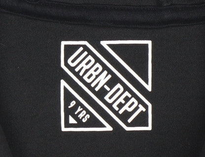 URBN-DEPT Boys Grey Black Pullover Hoodie 9 Years No Limits Graphic