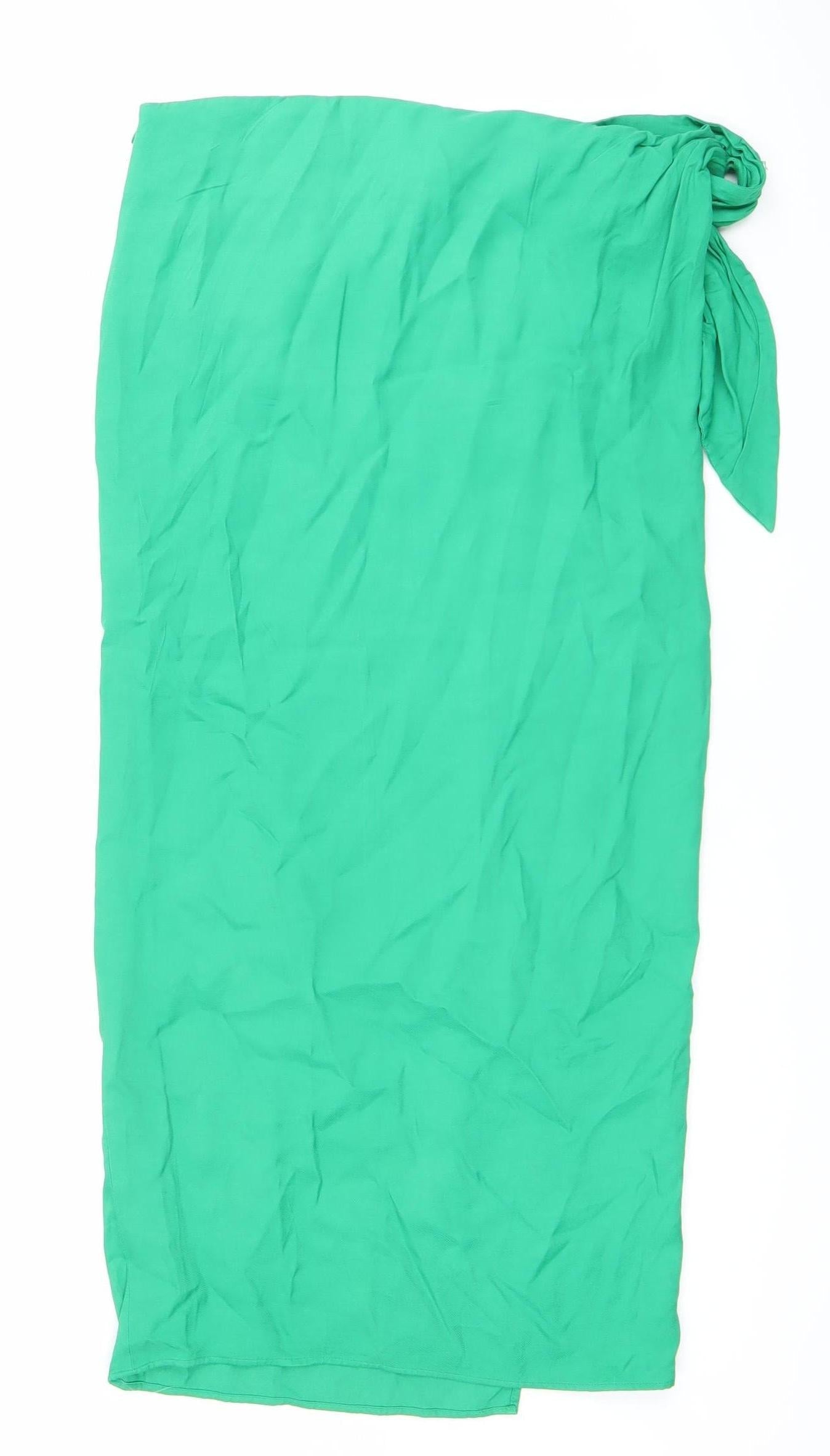 Womens UK Size M Zara Wrap Chiffon Skirt