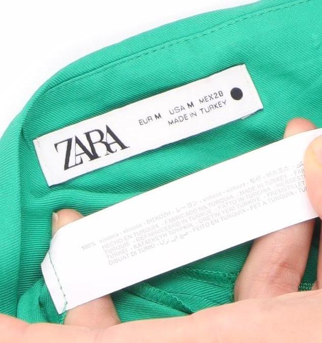 Womens UK Size M Zara Wrap Chiffon Skirt
