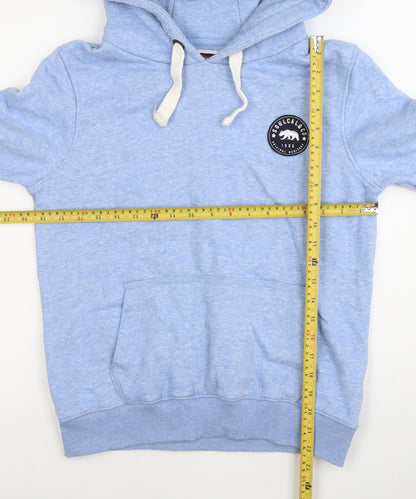 SoulCal&Co Womens Blue Pullover Hoodie Size 10 Regular Fit Logo Casual