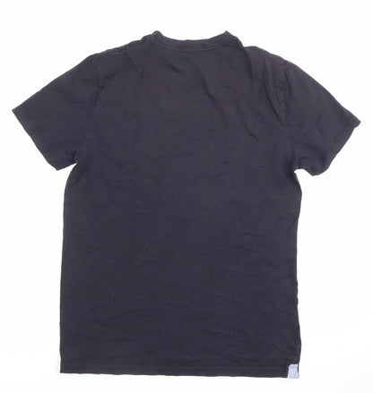Mens UK Size S Fred Perry Black  T-Shirt