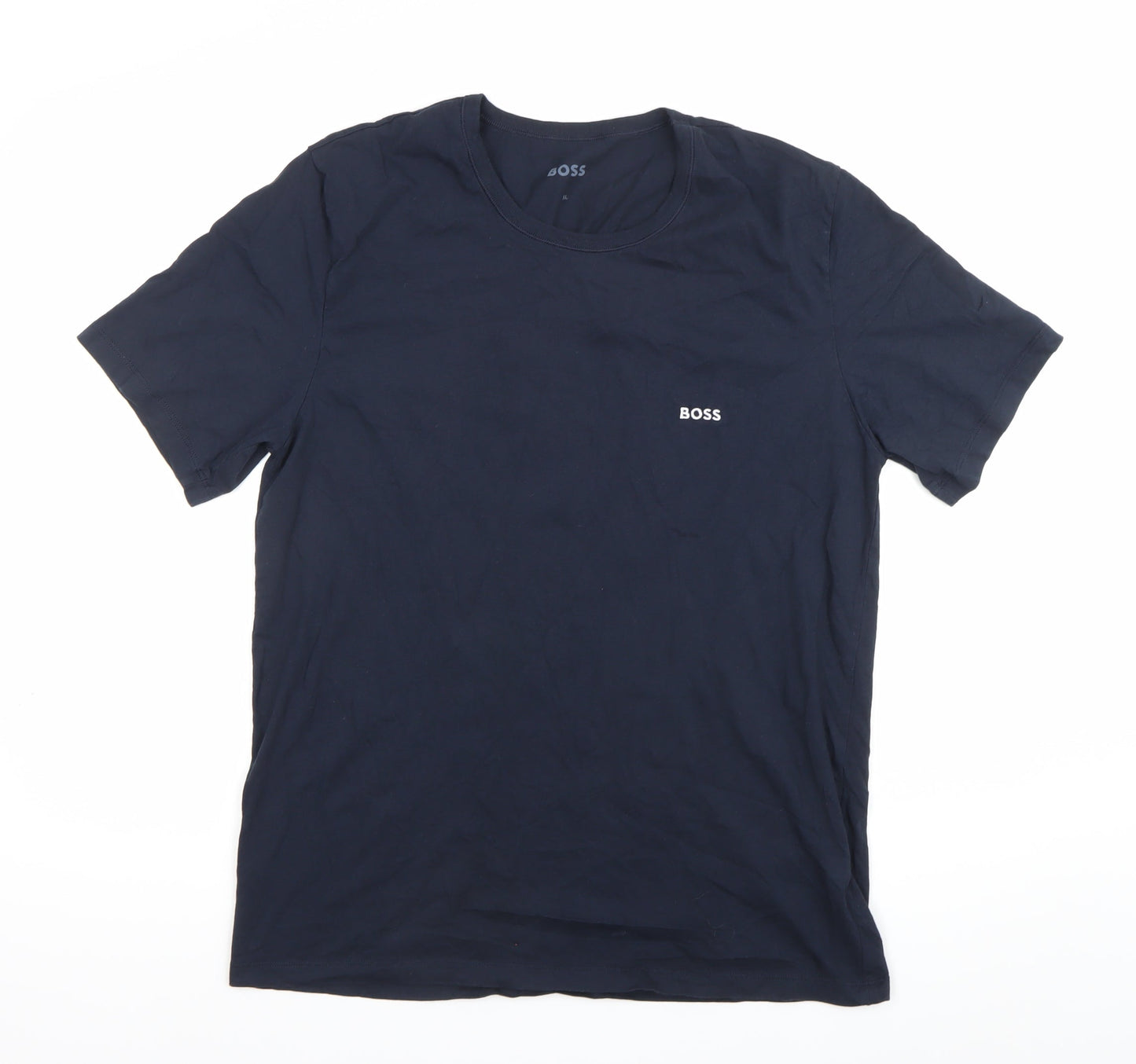 Mens UK Size XL Boss Blue  T-Shirt