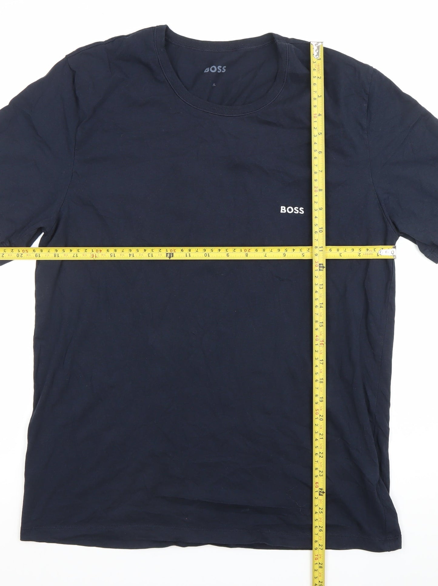 Mens UK Size XL Boss Blue  T-Shirt