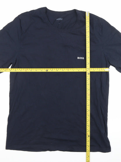 Mens UK Size XL Boss Blue  T-Shirt
