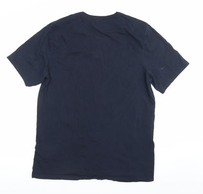 Mens UK Size XL Boss Blue  T-Shirt