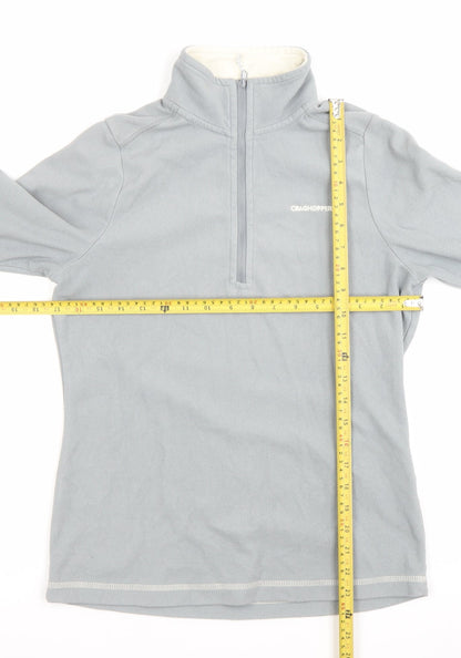Craghoppers Women Grey XS Fleece Sweatshirt Half Zip Outdoor Hiking