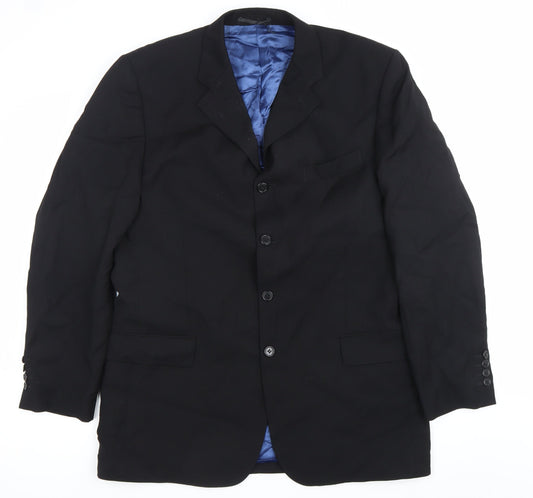 Mens UK Size 42 Daniel Hechter Regular Black Suit Jacket