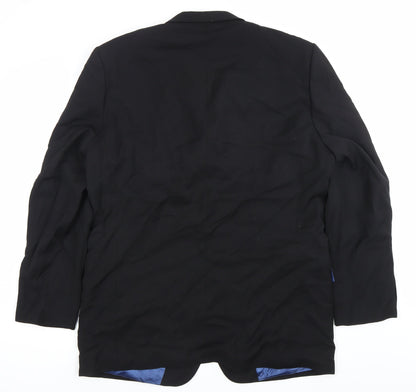 Mens UK Size 42 Daniel Hechter Regular Black Suit Jacket