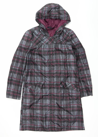 Womens UK Size 10 ESMARA Grey Rain Coat