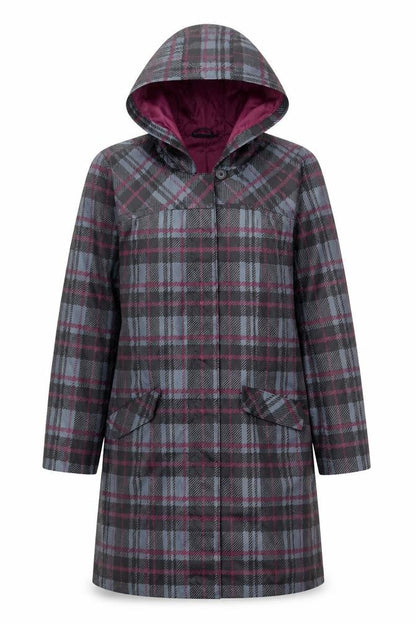 Womens UK Size 10 ESMARA Grey Rain Coat