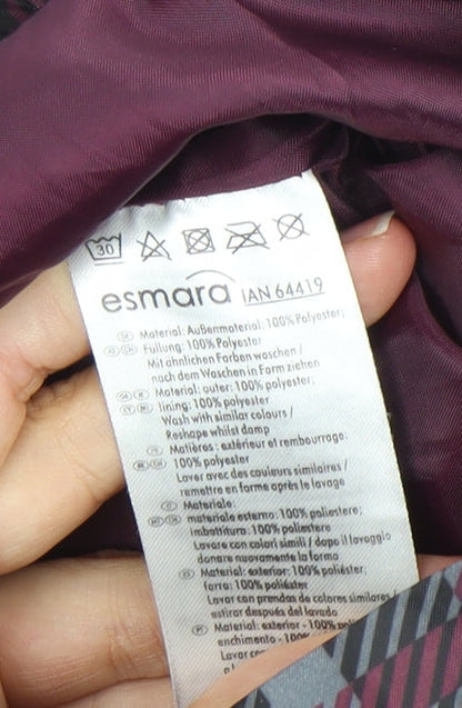 Womens UK Size 10 ESMARA Grey Rain Coat