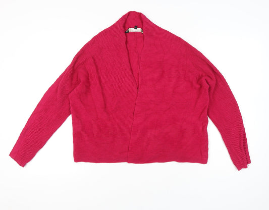Womens UK Size L Principles by Ben de Lisi Pink Cardigan Jumper