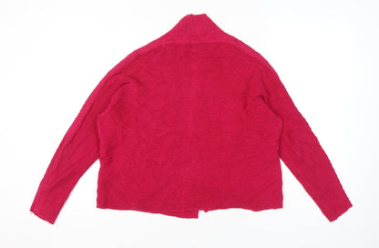 Womens UK Size L Principles by Ben de Lisi Pink Cardigan Jumper