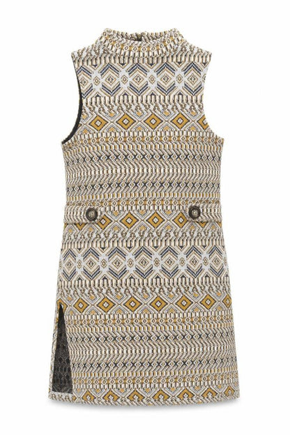 Womens UK Size 8 River Island Multicoloured Tunic Blouse