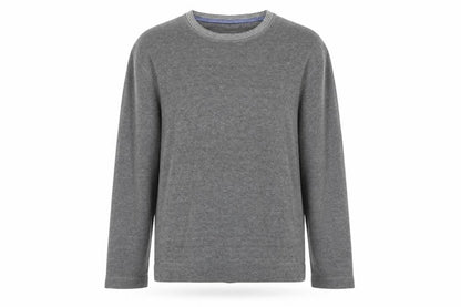 Punto Blanco Men’s Grey Cotton Blend M Crew Neck Pullover Jumper