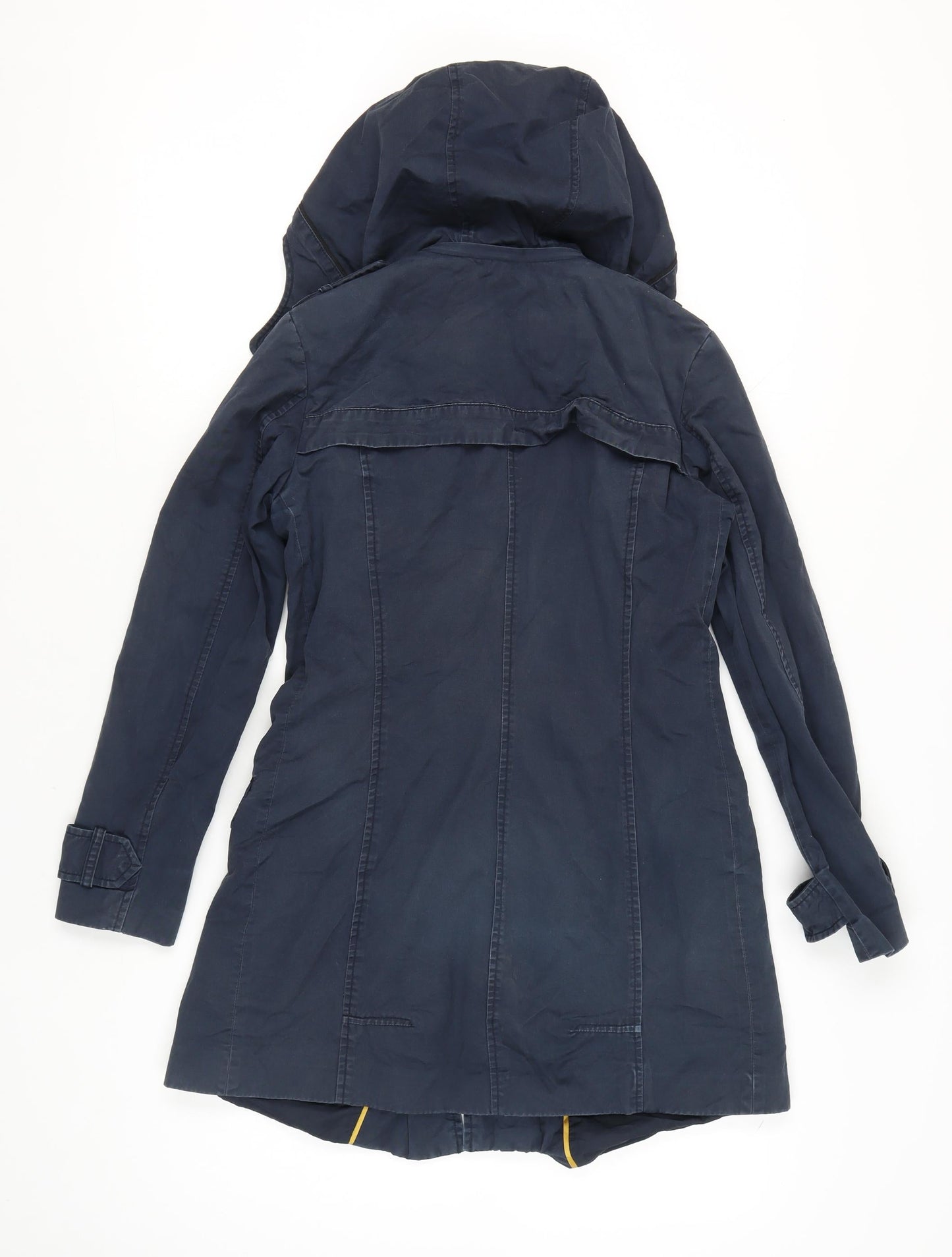 Womens UK Size S Zara Blue Trench Coat