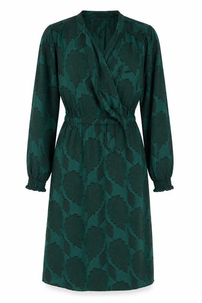 Marks and Spencer Women’s Green Knee Length Wrap Dress Size 12
