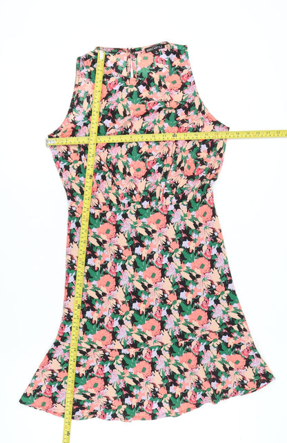 J.Crew Mercantile Women’s Multicoloured Floral Fit & Flare Dress Size 8