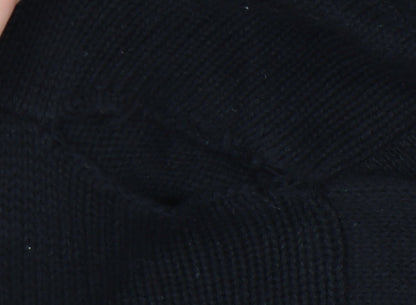 Firetrap Mens Black XL Crew Neck Pullover Jumper Knitwear Casual