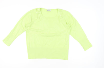Womens UK Size 16 Roman Originals Green Pullover Jumper