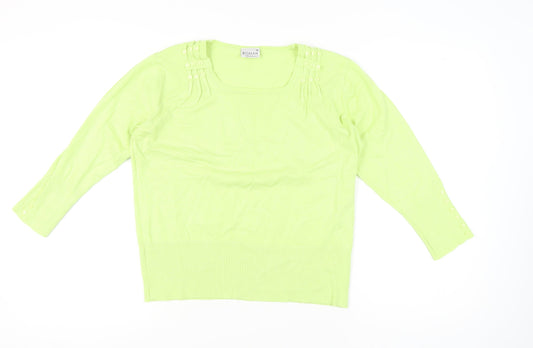 Womens UK Size 16 Roman Originals Green Pullover Jumper