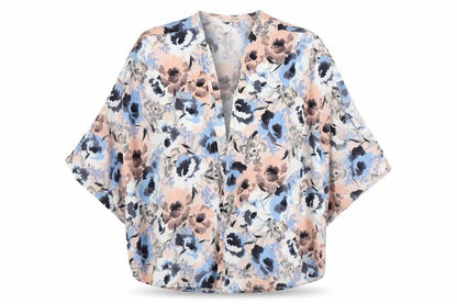 Womens UK Size 10 NEXT Multicoloured Kimono Blouse