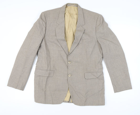 Mens UK Size 42 Finesse Regular Beige Suit Jacket