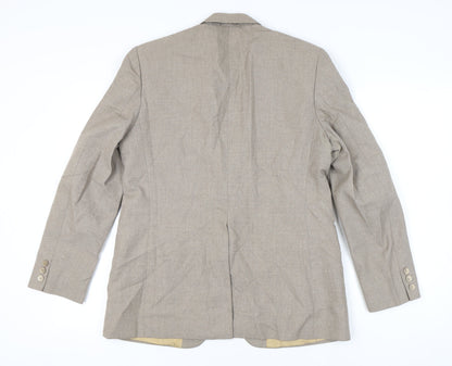 Mens UK Size 42 Finesse Regular Beige Suit Jacket