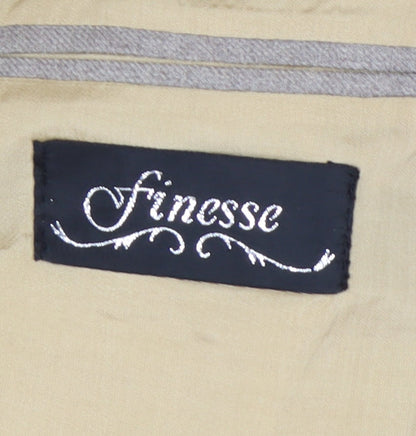 Mens UK Size 42 Finesse Regular Beige Suit Jacket