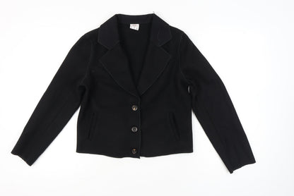 Womens UK Size 8 Lee Cooper Black Basic Jacket