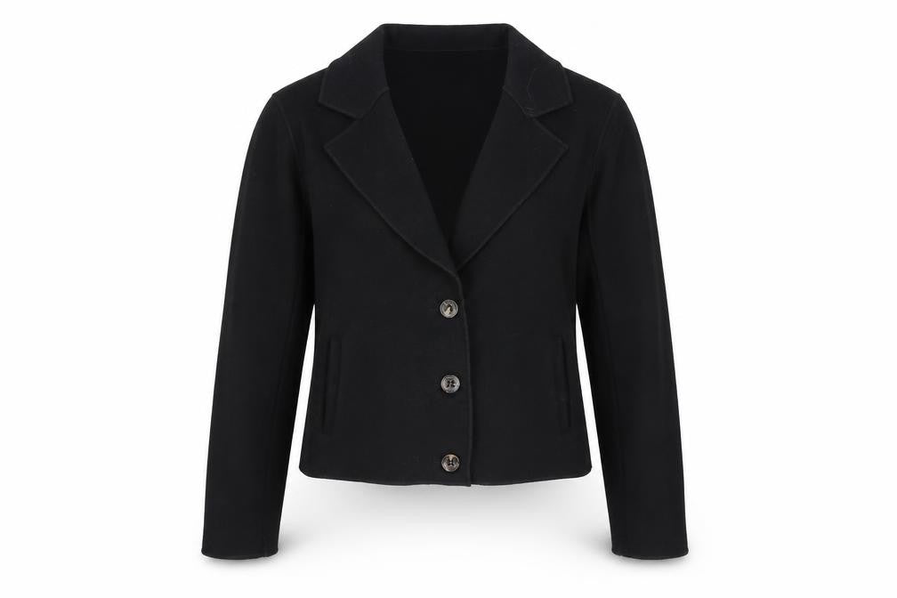 Womens UK Size 8 Lee Cooper Black Basic Jacket