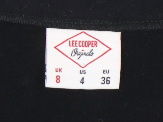 Womens UK Size 8 Lee Cooper Black Basic Jacket