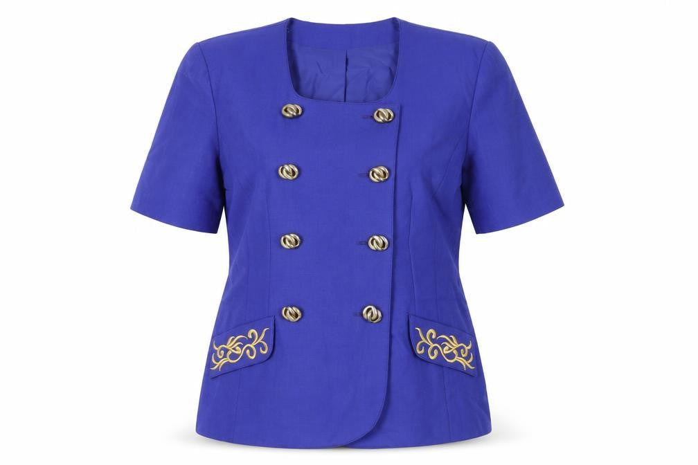 Womens UK Size 16 Berkertex Regular Blue Suit Jacket