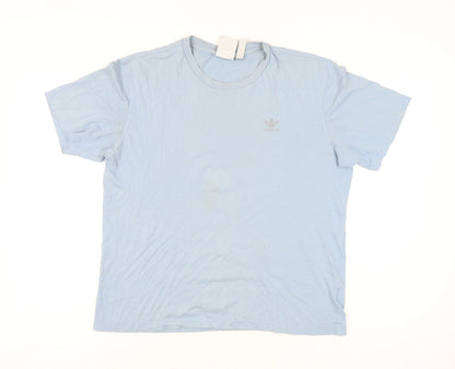 Mens UK Size M adidas Blue  T-Shirt