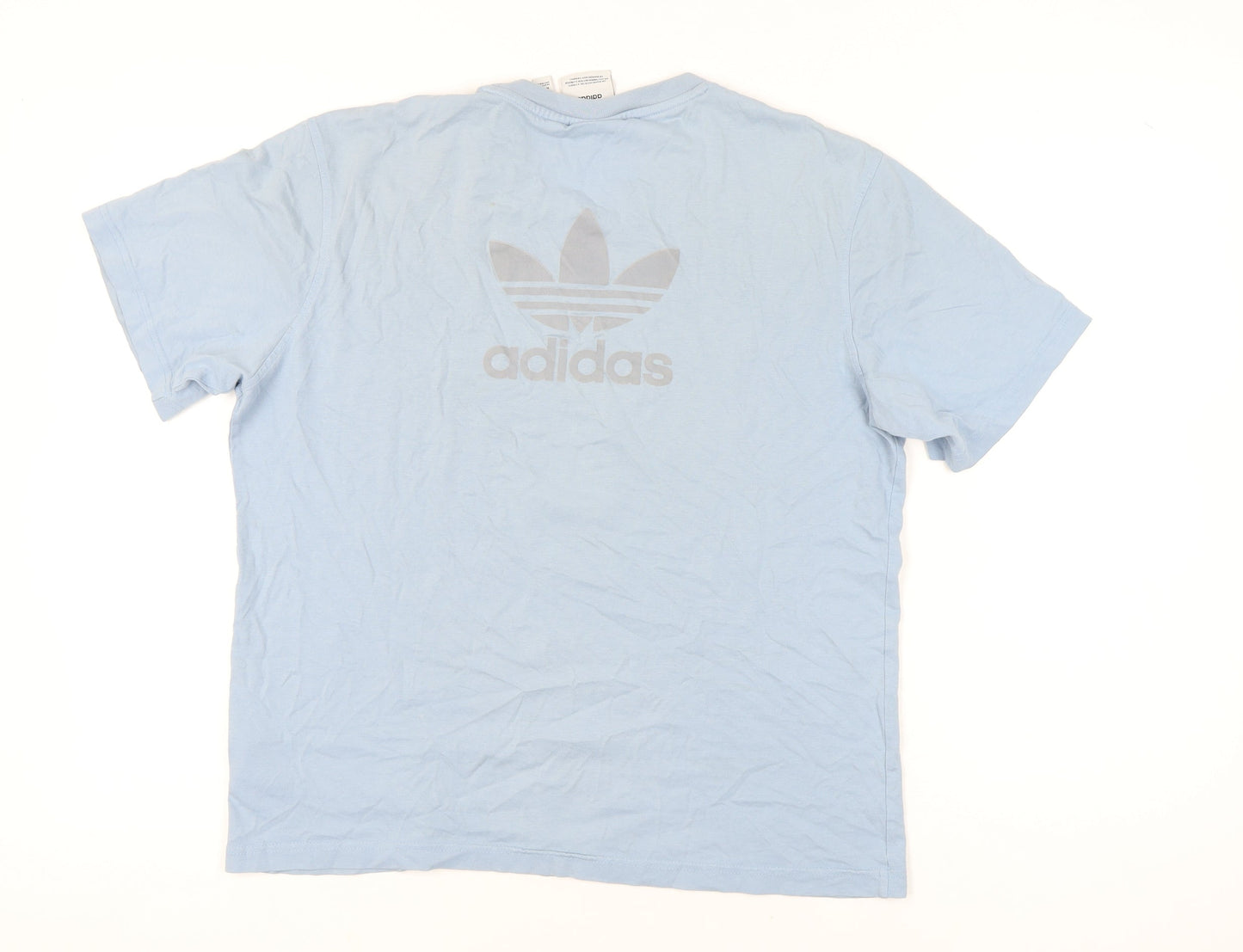 Mens UK Size M adidas Blue  T-Shirt