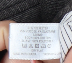 Oasis Women’s Grey Blazer Jacket L Regular Fit Business Casual